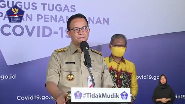 Gubernur DKI Jakarta Anies Baswedan (YouTube BNPB)