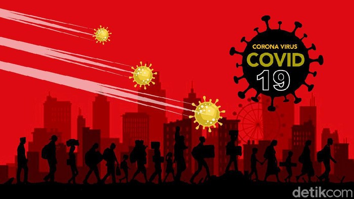 Ilustrasi Virus Corona, Covid 19 Poster