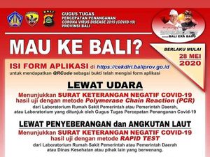 Mau Wisata ke Bali Pasca Corona? Ini Aturan Wajibnya
