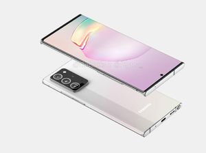 Render Galaxy Note 20+ Terkuak dengan Layar Lebih Besar Render Galaxy Note 20+ Terkuak dengan Layar Lebih Besar