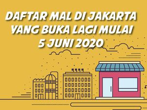 Daftar Mal di Jakarta yang Buka Lagi 5 Juni Daftar Mal di Jakarta yang Buka Lagi 5 Juni