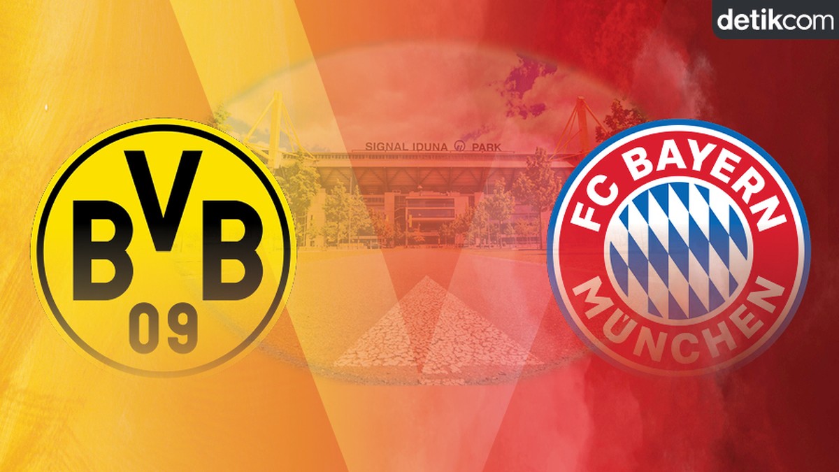 Infografis Dortmund vs Bayern malam ini (Infografis detikSport)
