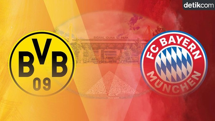 Infografis Dortmund Vs Bayern