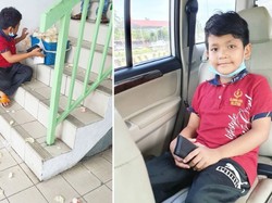 Miris! Bocah Penjual Kerupuk Ini Dibully Hingga Kerupuk Dagangannya Hancur Berantakan