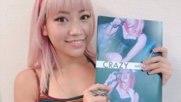 Hana Kimura, pegulat dan bintang Netflix yang meninggal di usia 22 tahun.