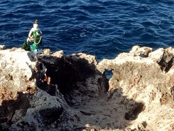 Heboh Penemuan Patung Nyi Roro Kidul di Atas Batu Karang Waterblow Bali