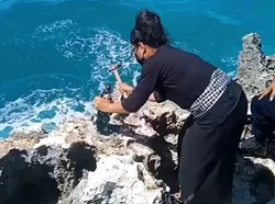 Terungkap! Ini Motif Patung Nyi Roro Kidul Dipasang di Karang Waterblow