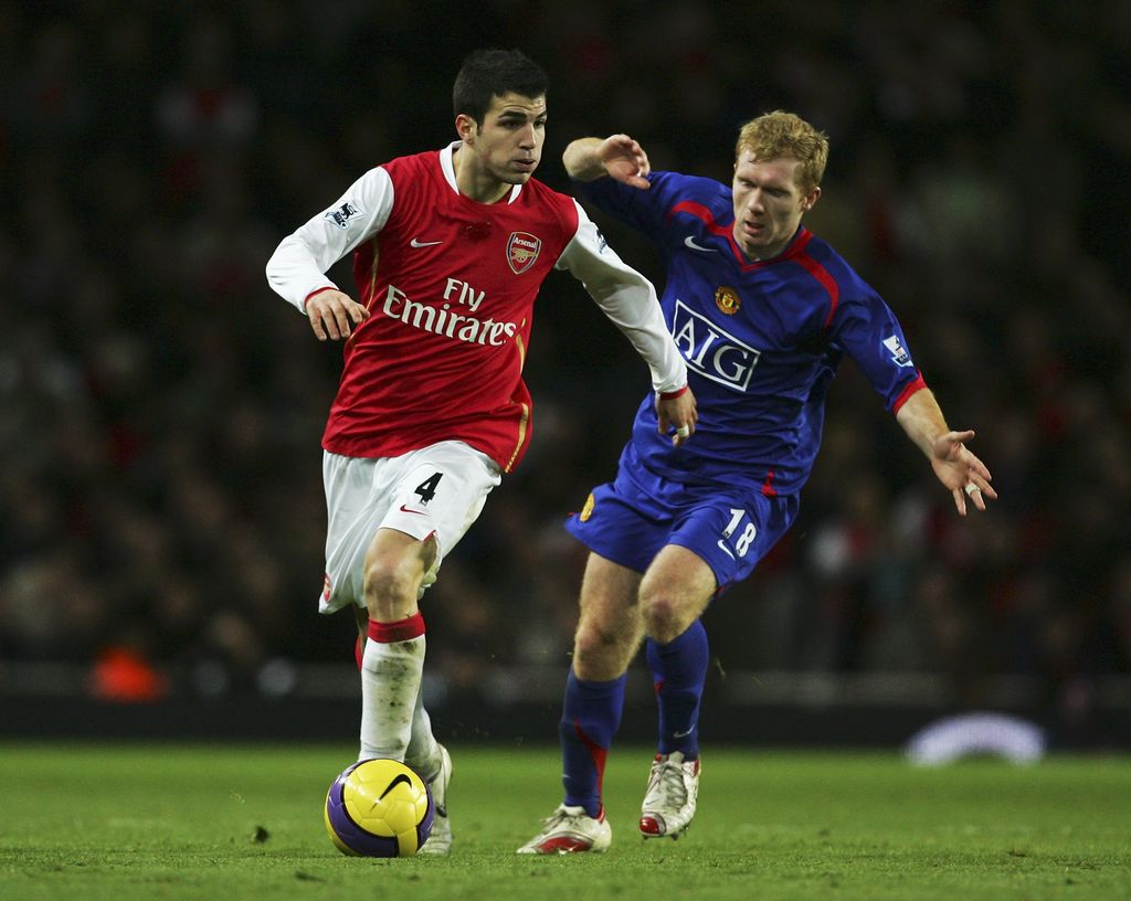 Cesc Fabregas vs Paul Scholes