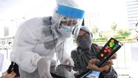 500 Warga Ikuti Rapid Test Gratis di Bundaran HI