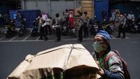 Polisi Gelar Sosialisasi Hadapi New Normal di Jakarta
