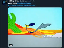  Meme-meme Road Runner pun bermunculan, seiring dengan analogi Thomas Mueller tersebut. (Foto: screenshot Internet/Twitter)
