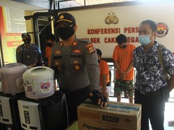 2 Bulan Buron, Otak Komplotan Maling Gudang Ekspedisi di Lombok Dibekuk