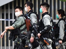 Jelang Pembahasan RUU Lagu Kebangsaan, Hong Kong Tambah Polisi di Jalan