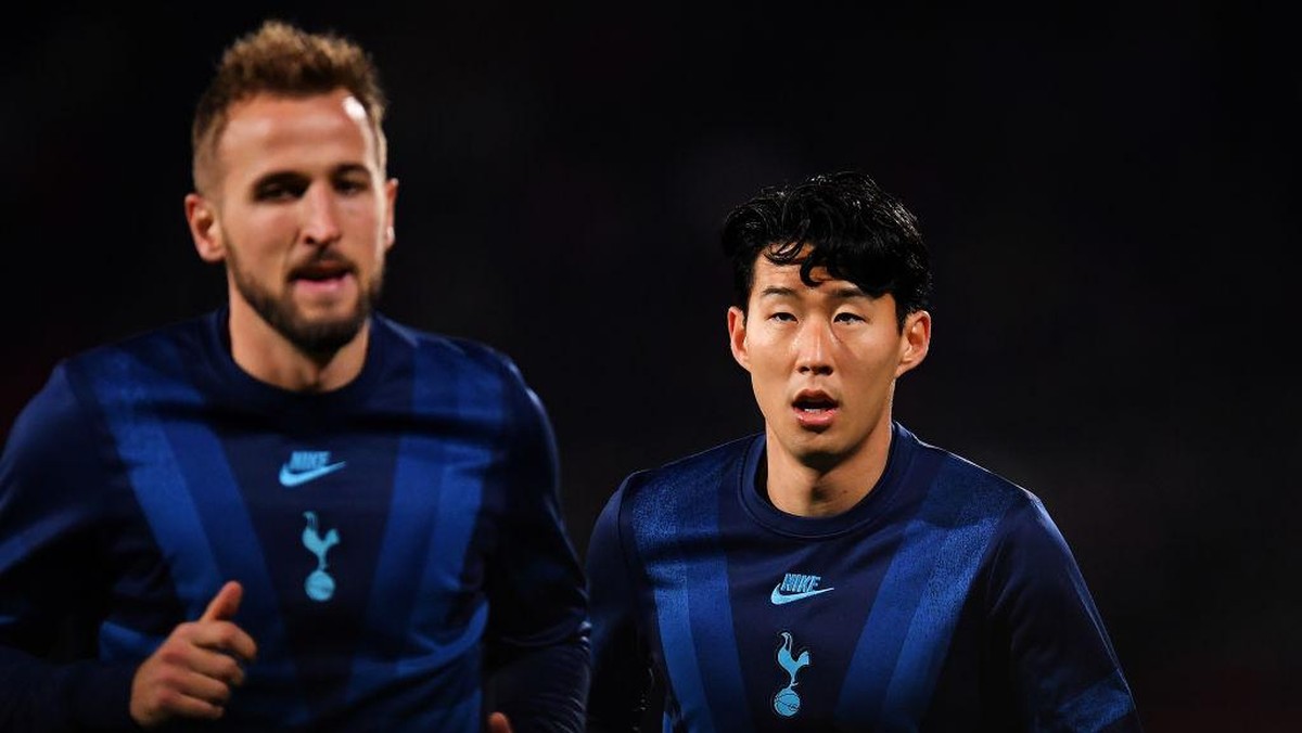 Harry Kane dan Son Heung-min sudah siap bermain lagi (Justin Setterfield/Getty Images)