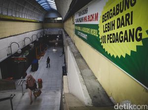 Nyaris Tanpa Aktivitas Kawasan Blok M Bak Mati Suri