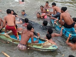 Terseret Arus Hilir Sungai Sangsang, Pria Tenggelam di Pantai Lebih Gianyar