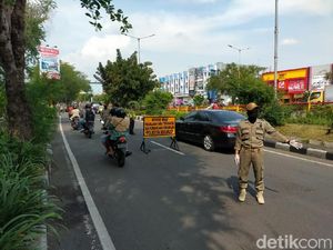 Masih Bandel, Puluhan Warga Sidoarjo Terjaring Razia PSBB Jilid 3