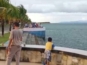 Tempat Wisata Tutup Gegara Corona, Warga Sultra Rekreasi di Bypass Raha