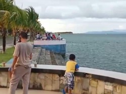 Tempat Wisata Tutup Gegara Corona, Warga Sultra Rekreasi di Bypass Raha