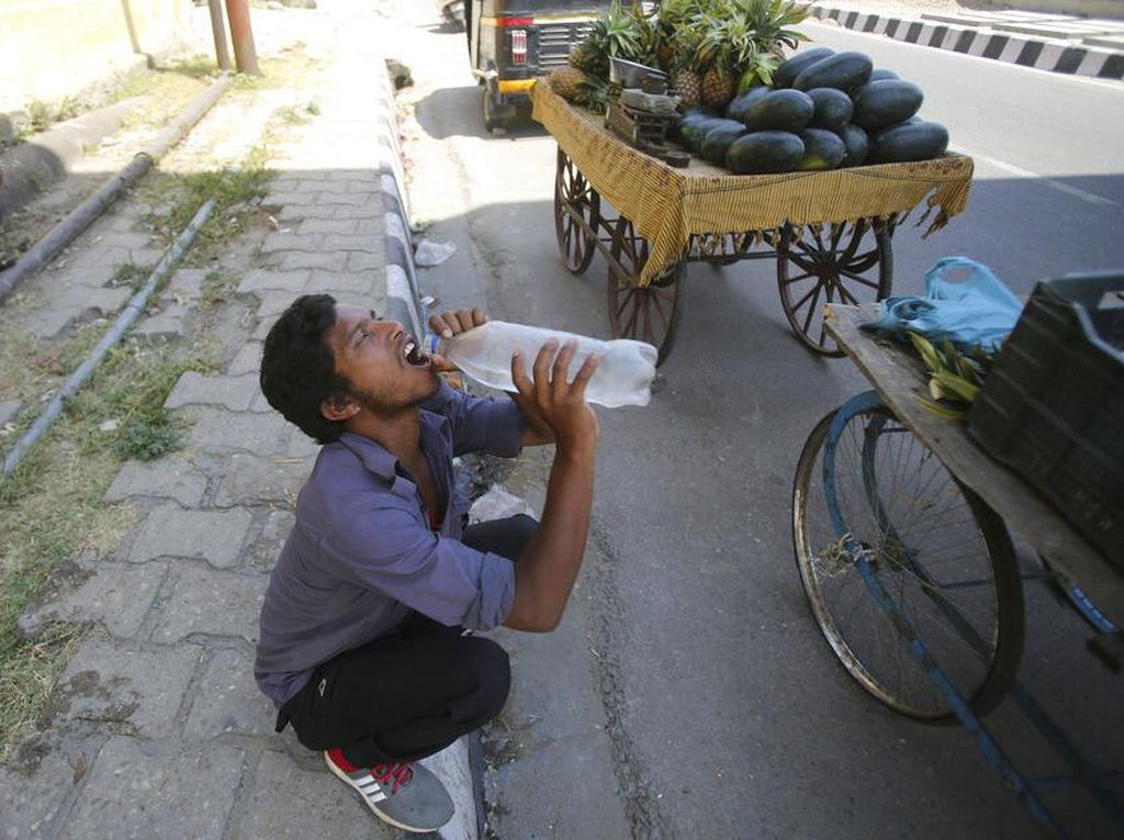 Panas di India Sampai 40 Derajat Celsius, Warga Dihantui Kekeringan
