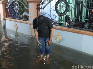 Hujan Reda Tapi Genangan di Rungkut Surabaya Belum Surut, Ini Penyebabnya