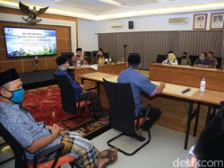 Bupati Anas dan NU Bahas New Normal untuk Ibadah, Tahlilan, dan Pengajian