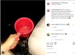 Kena Banjir, Honda Brio Tiba-tiba Jadi Kolam Dadakan