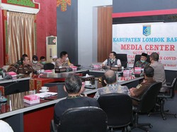 Keliling NTB, Gubernur-Kapolda Bahas Upaya Disiplinkan Warga Cegah Corona