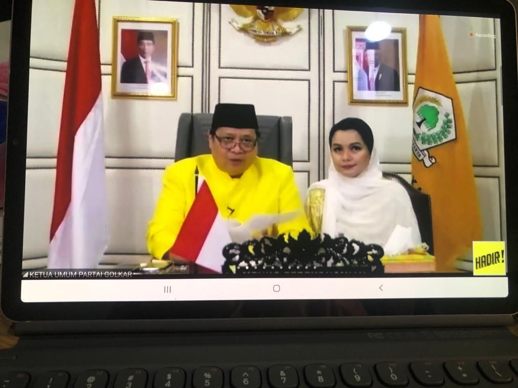 Halalbihalal Virtual, Ini Pesan Para Petinggi Golkar Hadapi New Normal Halalbihalal Virtual, Ini Pesan Para Petinggi Golkar Hadapi New Normal