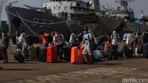 WNI ABK Nieuw Amsterdam Tiba di Pelabuhan Tanjung Priok