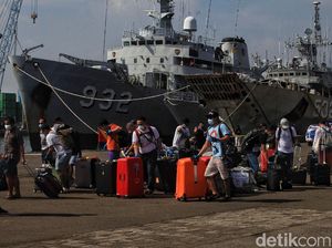WNI ABK Nieuw Amsterdam Tiba di Pelabuhan Tanjung Priok