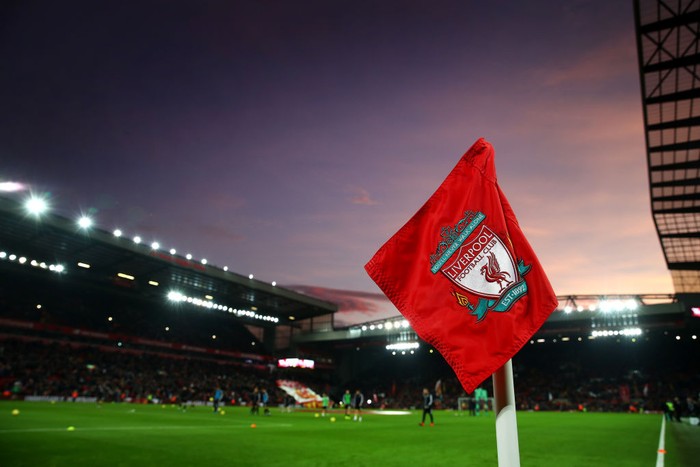 LIVERPOOL, ENGLAND - DECEMBER 29: A general view inside the stadium during the Premier League match between Liverpool FC and Wolverhampton Wanderers at Anfield on December 29, 2019 in Liverpool, United Kingdom. (Photo by Clive Brunskill/Getty Images)
