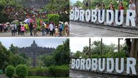 Potret Borobudur Sebelum dan Sesudah Terdampak Pandemi Corona