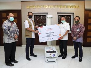 Telkom Kirim Robot Disinfeksi ke Gugus Tugas COVID-19, Ini Fungsinya