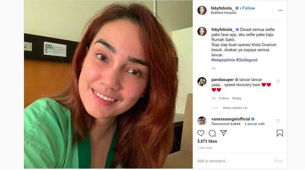 Unggahan Feby Febiola