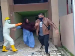 Perlawanan Warnai Proses Penjemputan Pasien Corona Kabur dari RS di Mamuju