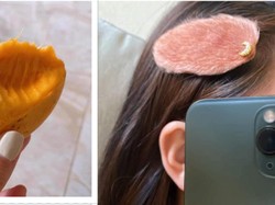 Kelewat Kreatif, Netizen Bikin Jepitan Rambut dari Buah Mangga