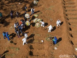 Tertinggi Ketiga di Dunia, Angka Kematian Corona di Brasil Tembus 34 Ribu