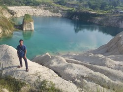 Bukan Belitung, Ini Telaga Biru Cisoka Tangerang