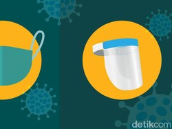Masker Kain Vs Face Shield, Mana yang Lebih Ampuh Tangkal Corona?
