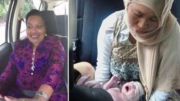 Melahirkan dalam mobil
