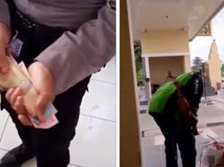 Inspiratif! Polisi Kompak Patungan Bayarkan Orderan Fiktif Driver Ojol