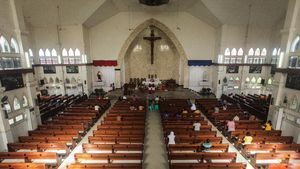 Misa Minggu di Gereja Katedral Palangkaraya Kembali Diadakan