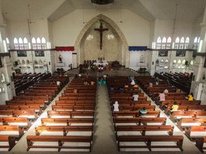 Misa Minggu di Gereja Katedral Palangkaraya Kembali Diadakan