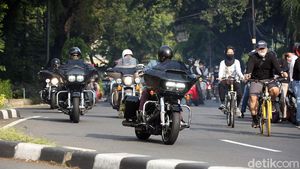 Aduh! Pengendara Moge Konvoi saat Pandemi Corona