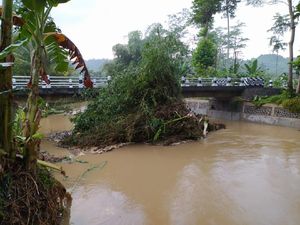 Sungai Tamban Meluap, Puluhan Rumah di Malang Selatan Tergenang Air