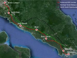 Tak Seperti RI, Proyek Kereta Cepat Malaysia-Singapura Kini Mangkrak