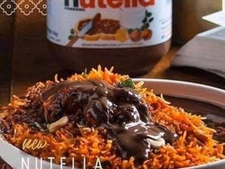 Penistaan! Nasi Biryani Ini Diberi Topping Selai Cokelat