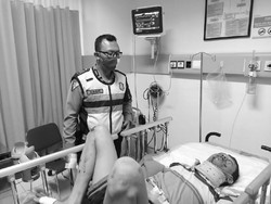 Tolong! Pria Tanpa Identitas Jadi Korban Tabrak Lari di Bandung