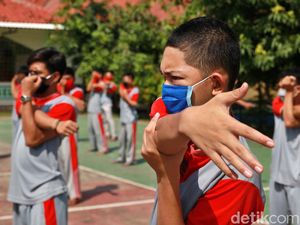 Selama PSBB, Anak Binaan Lapas Tangerang Tetap Rajin Olahraga Pagi